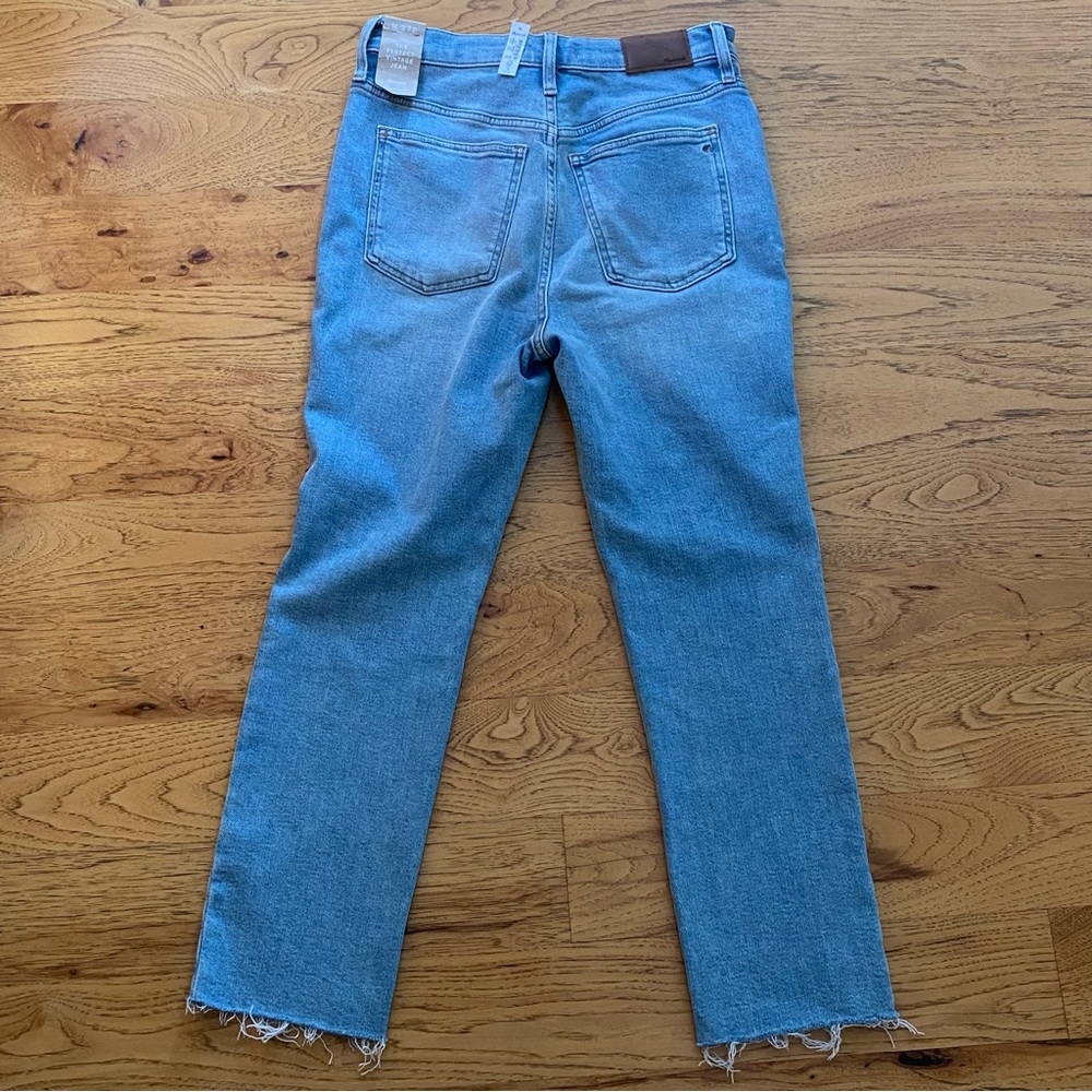 NWT Madewell The Petite Perfect Vintage Jean in Coffey Wash - Picture 8 of 9